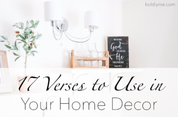 verses in home decor