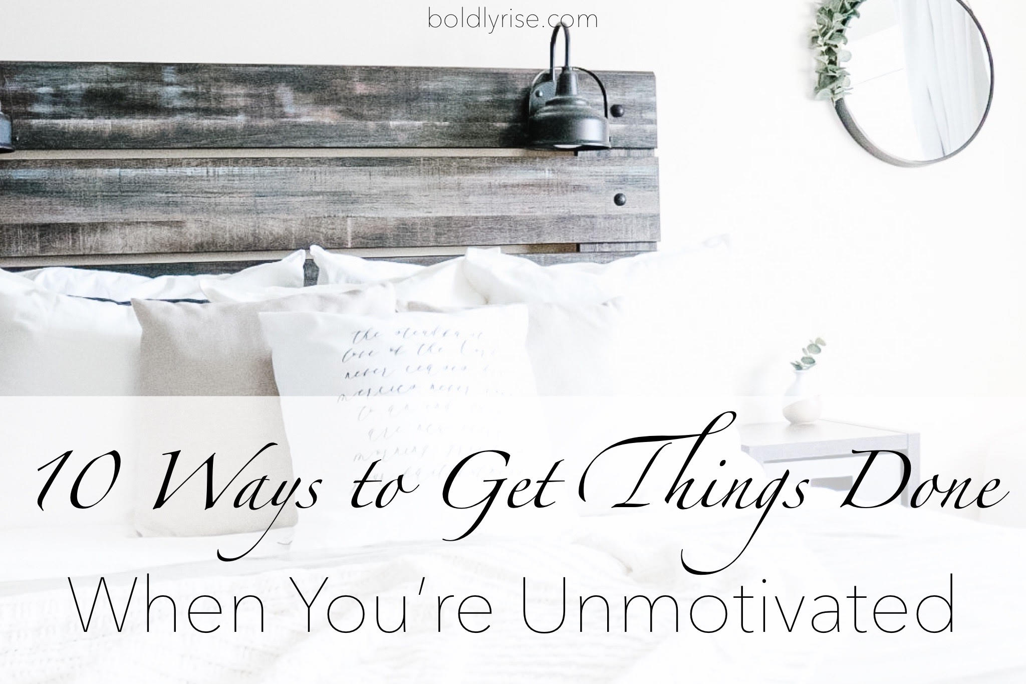 If you're feeling lazy or unmotivated, it's to do with your